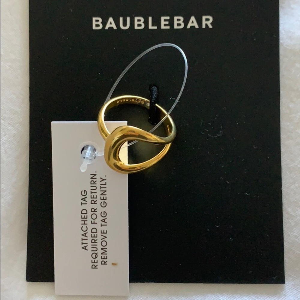 Bauble Bar gold ring